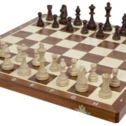 Turnier-Schachspiel nach Staunton, 55 x 55 cm