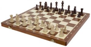 Turnier-Schachspiel nach Staunton, 55 x 55 cm