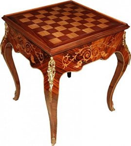 Deko Spieltisch Schach & Backgammon