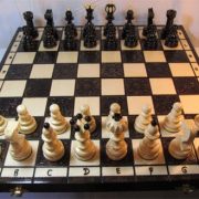 ChessEbook-Schachspiel-aus-Holz-PEARL-LARGE-42-x-42-cm-0-1