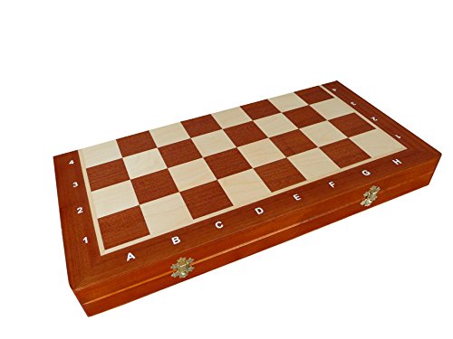 Holz Schach Turnier Schachspiel Staunton Nr Schachbrett 53 x 53 cm 6 