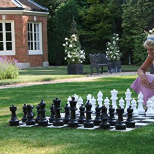 Gartenschach mit Figuren und Brett, Outdoor Schach
