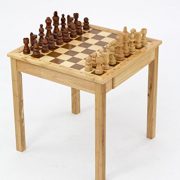 MAXI-Schach-und-Dame-mit-XXL-Figuren-aus-hochwertigem-Holz-hohe-Stabilitt-mit-2-Schubladen-Mae-des-Tisches-B-x-H-x-T-68-x-68-x-68-cm-0-4