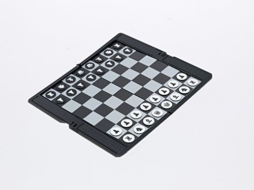 Faltbares Schachbrett Mini Größe Magnetisches Schachset Brieftasche Schach 