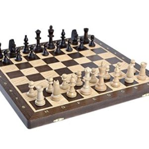 Schachspiel aus Holz (Eiche)
