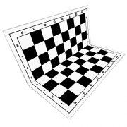 SchachQueen-Schachset-komplettes-Schachspiel-mit-Schachbrett-und-Schachfiguren-Plastik-Feldgre-57-mm-Knigshhe-97-mm-schwarzwei-0-1