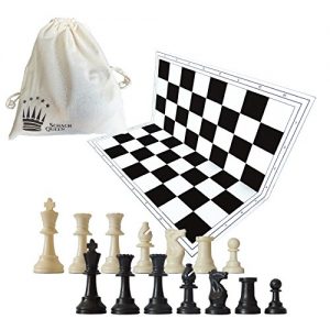Schachset - komplettes Schachspiel mit Schachbrett und Schachfiguren Plastik