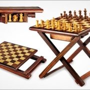 Stylla-London-Handmade-Sheesham-Wood-Cross-Leg-Folding-Coffee-Table-Chess-Game-by-Stylla-London-0-3
