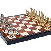 Woodeyland-Schach-ROMAN-Griechische-Armee-METAL-Schachspiel-Premium-Qualitt-0-0