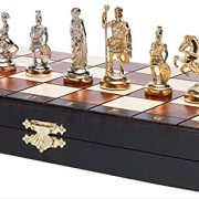 Woodeyland-Schach-ROMAN-Griechische-Armee-METAL-Schachspiel-Premium-Qualitt-0-1
